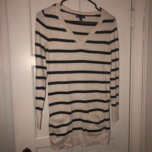 Gap striped tunic sweater